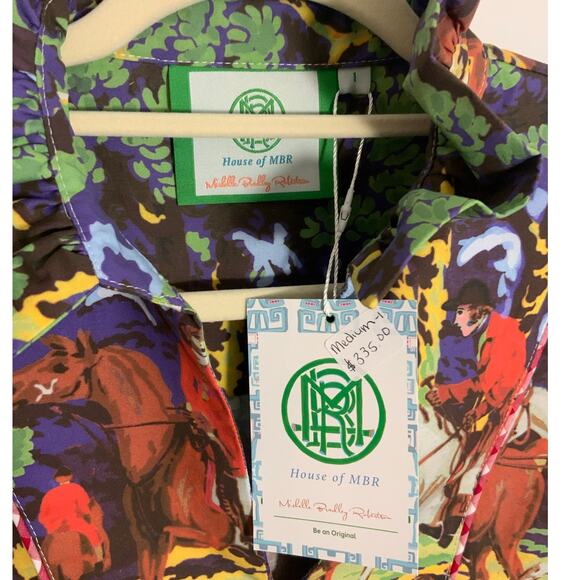 House of MBR Pippa Foxtail Multicolor Maxi Dress NWT $335 size Medium - Picture 6 of 10